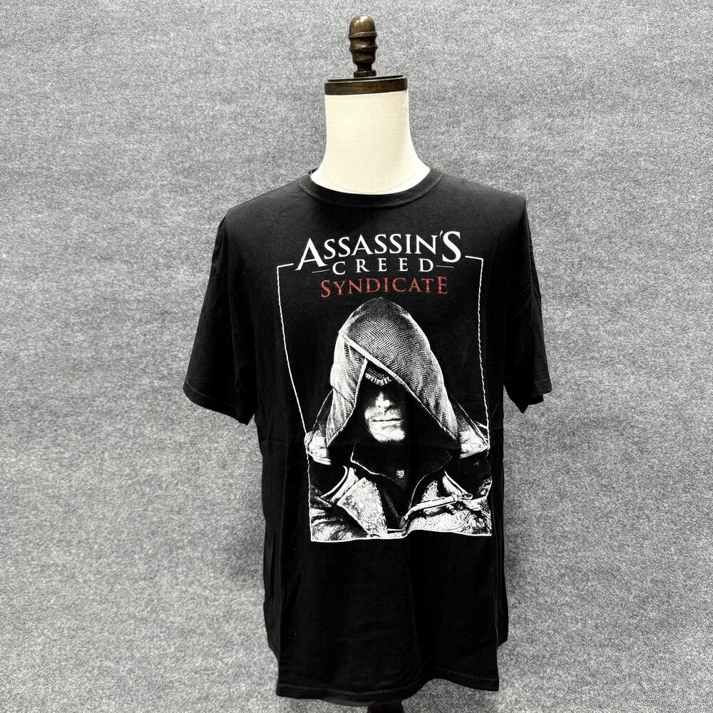 Assassin's Creed Syndicate Shirt Mens XL Black Video Game Graphic T-Shirt Tee